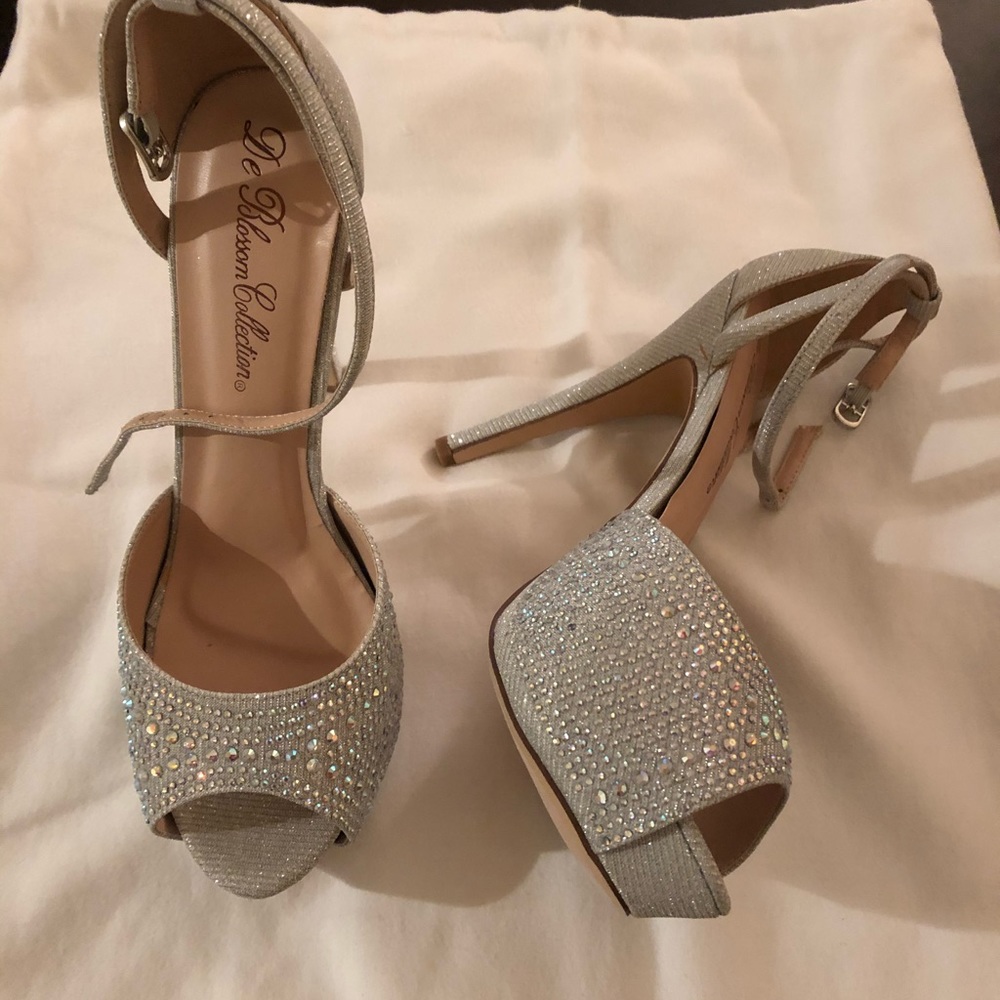 Wedding shoes (Sparkling silver)